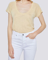 HOLSEN SHORT SLEEVE SCOOP NECK T SHIRT image number null